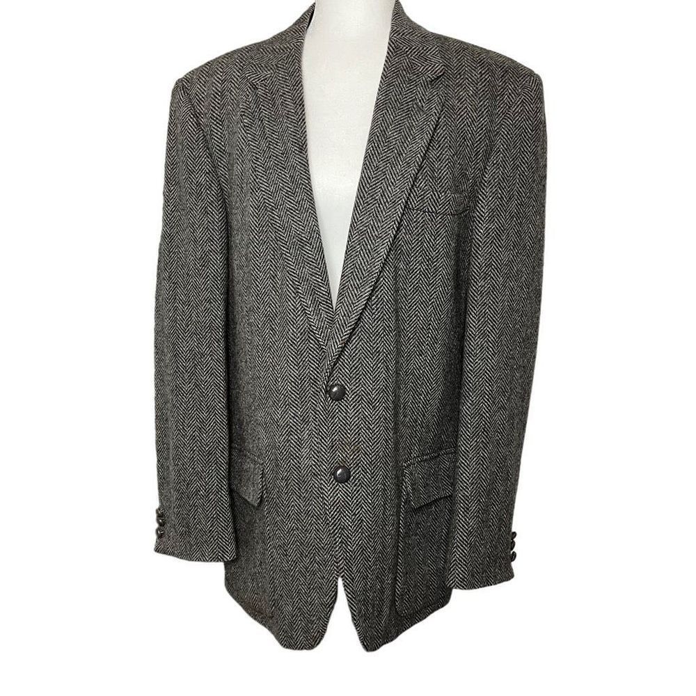 Vintage Farah Tweed Wool Sports Coat 42 L.
